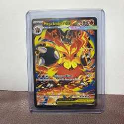 Pokemon TCG Mega Emboar Ex 273/217 SIR Ascended Heroes NM - Image 1