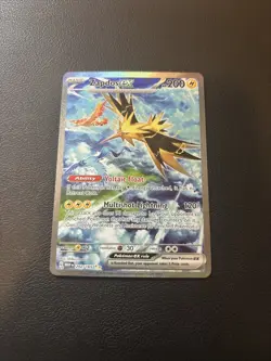 Pokemon Zapdos ex 202/165 Sv: Scarlet & Violet 151 Holo NM - Image 1