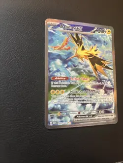 Pokemon Zapdos ex 202/165 Sv: Scarlet & Violet 151 Holo NM - Image 3