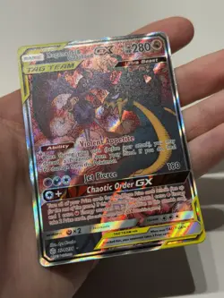 Pokemon Nagandel & Guzzlord GX 224/236 Cosmic Eclipse Alternate Full Art - NM - Image 2