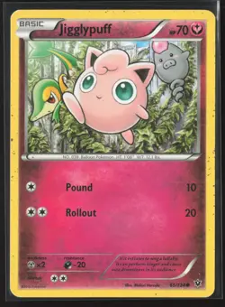 Jigglypuff Common XY - Fates Collide 65/124 LP Pokemon Card - Image 1