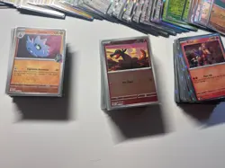 425+ Sleeved Pokemon Holo & Reverse Holo Lot - Modern English Bulk Cards C/UC/R - Image 4