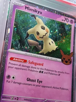 PSA 10 2024 POKEMON TRICK OR TRADE #037 MIMIKYU COSMOS HOLO 🔥 - Image 5
