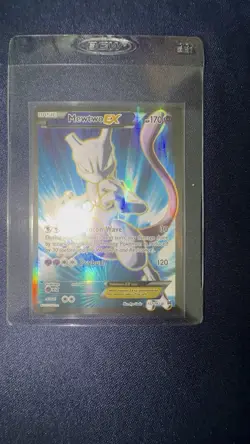 Pokemon TCG Mewtwo EX Holo Full Art Ultra Rare Card 157/162 - Image 1