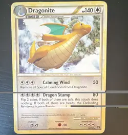 Pokemon TCG Dragonite 18/102 Triumphant Rare Holo Stage 2 140 HP English 2010 - Image 1