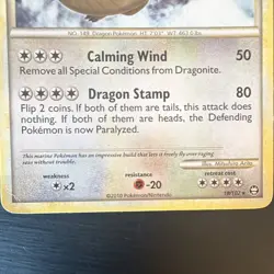 Pokemon TCG Dragonite 18/102 Triumphant Rare Holo Stage 2 140 HP English 2010 - Image 2