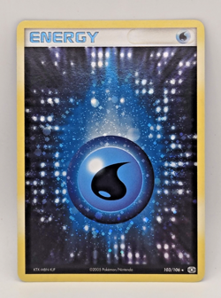Pokemon Card - Water Energy Emerald 103/106 Holo Rare - Image 1