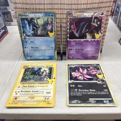Pokemon Dragapult Mimikyu Light Toxtricity Hydreigon Celebrations Lot of 4 Jumbo - Image 1