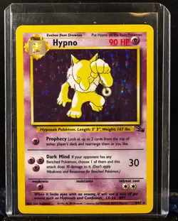 Hypno 1999 Pokemon Fossil #8/62 Holo - Image 1