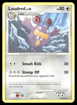 Loudred 64/147 Uncommon Supreme Victors Pokemon Lightly Played - Image 1