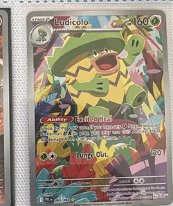 Ludicolo 095/094 IR Holo NM Pokemon Card ME02 Phantasmal Flames - Image 1
