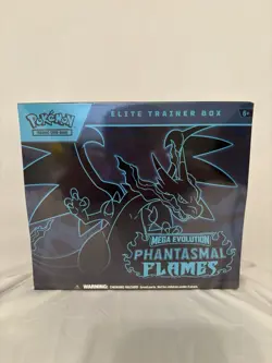 Pokemon TCG Mega Evolution Phantasmal Flames Elite Trainer Box ETB Sealed - Image 1