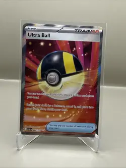 Ultra Ball 264/217 Ultra Rare ME: Ascended Heroes Pokemon TCG Full Art Holo - NM - Image 1