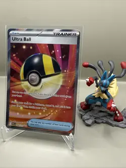 Ultra Ball 264/217 Ultra Rare ME: Ascended Heroes Pokemon TCG Full Art Holo - NM - Image 3
