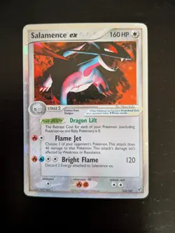 Salamence ex Deoxys Ultra Rare Holo 103/107 Pokemon LP+ - Image 1