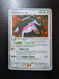 Salamence ex Deoxys Ultra Rare Holo 103/107 Pokemon LP+ - Image 3