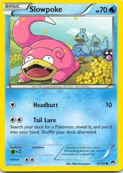Slowpoke 19/122 XY-BREAKpoint Common NM Pokemon TCG - Image 1