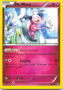 Mr. Mime 97/162 BREAKthrough Rare NM Pokemon TCG - Image 1