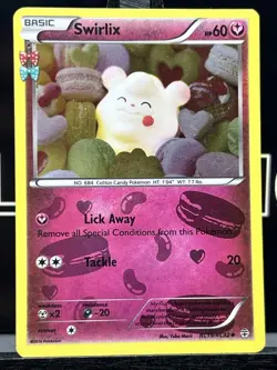 Swirlix RC19/RC32 Pokemon Tcg Generations: Radiant Collection Reverse Holo - Image 3