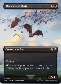 Mirkwood Bats (Borderless) - C - Creature - Bat - Normal - Universes Beyond: The - Image 1