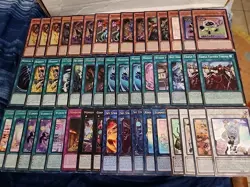 Yugioh 47 Card Radiant Typhoon Mimighoul Yummy Deck Core Cooky Cupsy Thrust - Image 1