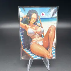 Boa Hancock One Piece Holographic Anime Collectible Trading Card - Image 1