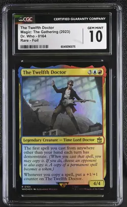 THE TWELFTH DOCTOR Doctor Who Traditional Foil CGC 10 Gem Mint MTG [Nostalgium] - Image 1