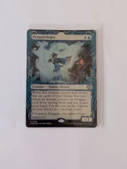 MtG Dragonologist Showcase Foil R TDM Tarkir 0295 Magic Gathering - Image 1