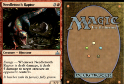 Magic the Gathering - MTG-Needletooth Raptor - Image 1