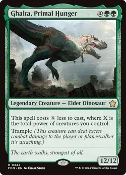 GHALTA, PRIMAL HUNGER mtg NM-M Foundations 1 Rare - Image 1