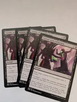 x4 Anoint with Affliction ONE MTG 81/271 COMMON M/NM - Image 1