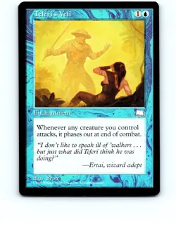 Teferi's Veil [x2] Blue Uncommon Weatherlight MTG NP Near Mint or Better - Image 1