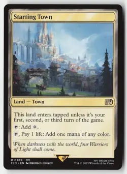 MTG - Starting Town R FINAL FANTASY 289 LP-NM - Image 1