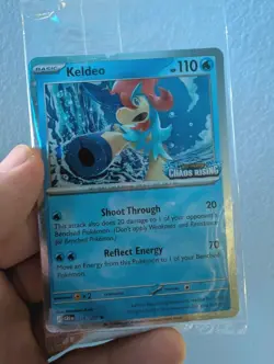Pokemon TCG Keldeo 019/086 Stamped Promo Sealed. Chaos Rising - Image 1