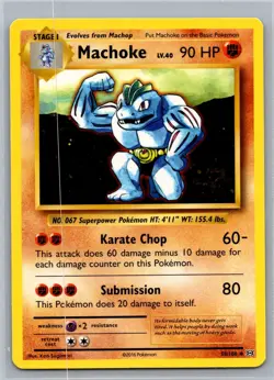 Pokemon Machoke- 58/108 - Non-Holo - XY Evolutions - Near Mint - Image 1