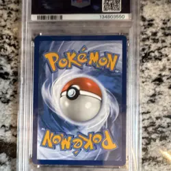 Team Rocket's Meowth 203/182 SV10 Destined Rivals IR Holo EN PSA 9 - Image 2