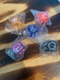 YuGiOh! - Legendary Duelists: Season 3 Dice - Complete Set Of 5 - Image 3
