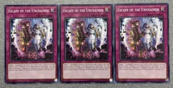 Escape of the Unchained CHIM-EN069 (x3) Chaos Impact Unlimited NM - Image 1