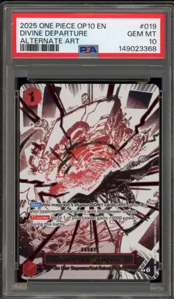 One Piece CCG Divine Departure Alternate Art OP10-019 PSA 10 Gem Mint - Image 1