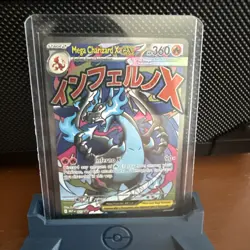 Mega Charizard x Ex 23 Promo Pokemon Card Near Mint Condition - Image 1