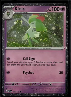 Kirlia (Cosmos Holo) Common MCAP Miscellaneous Cards & Products 059/132 - Image 1