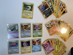 Pokemon TCG- EX Team Rocket & Fire Red Leaf Green Regular/Holo Lot - 58 Cards - Image 1