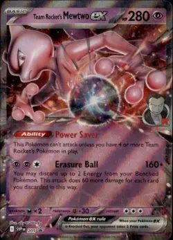 Team Rocket's Mewtwo ex Promo SVP SV: Scarlet & Violet Promo Cards 205 - Image 1