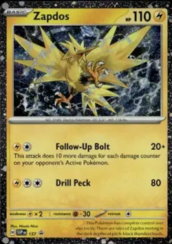 Zapdos - Promo SVP SV: Scarlet & Violet Promo Cards 157 - Image 1