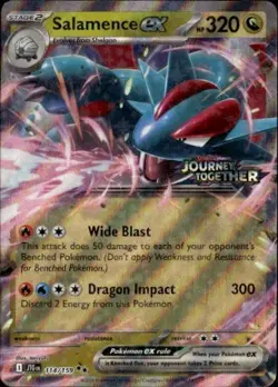 Salamence ex - (Journey Together Stamped) Double Rare MCAP Miscellaneous Cards & - Image 1