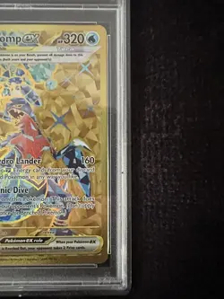 Pokemon Garchomp EX Hyper Rare Holo Card 260/182 Sv04: Paradox Rift PSA 9 - Image 4