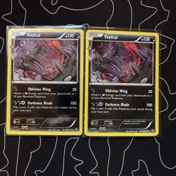 Yveltal RC16/RC32 XY Generations Radiant Collection Pokemon Rare Holo Card LP - Image 1