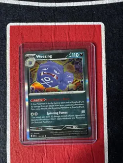 2023 Pokemon TCG Weezing 110 Scarlet & Violet 151 MEW Holo Rare Card NM+ - Image 1