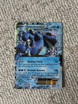 Seismitoad EX 20/111 Holo Furious Fists Pokemon Card - Image 1