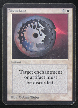Disenchant Magic Card Alpha LEA MTG - Image 1
